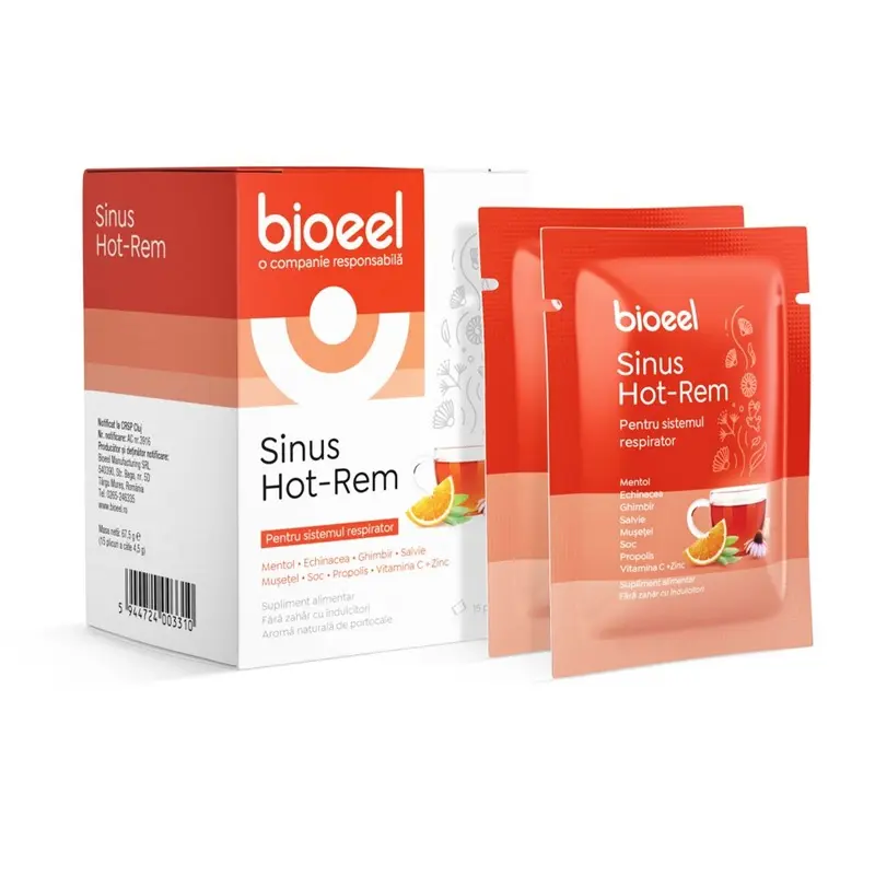 Sinus Hot-Rem 15 plicuri – Bioeel