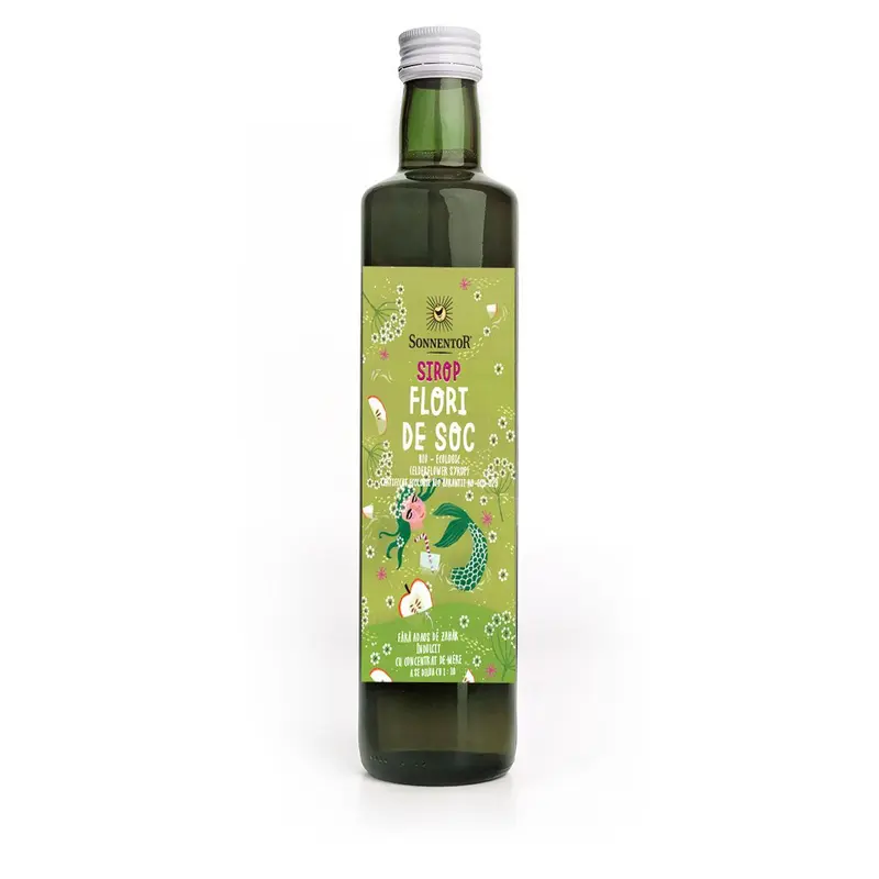 Sirop bio de flori de soc fara zahar adaugat 500ml Sonnentor
