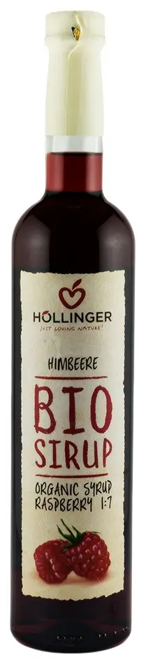 Sirop bio de zmeura, 500ml Hollinger
