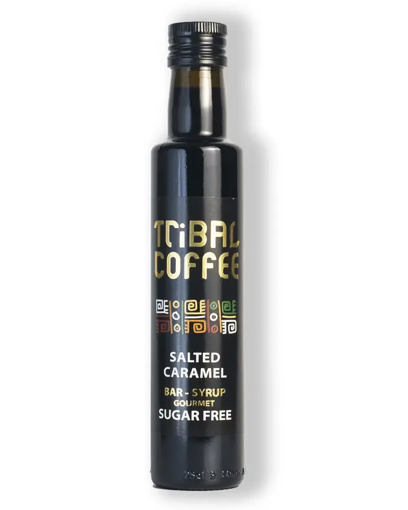 Sirop cafea TRIBAL - CARAMEL SARAT FARA ZAHAR