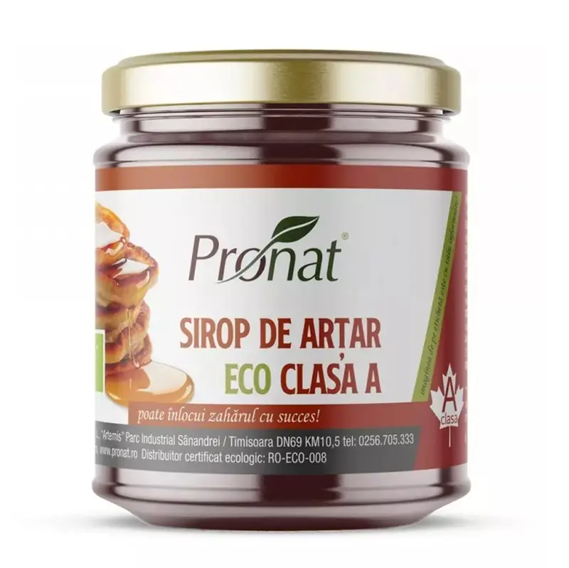 Sirop de arțar eco 300 g – Pronat - Gust plăcut