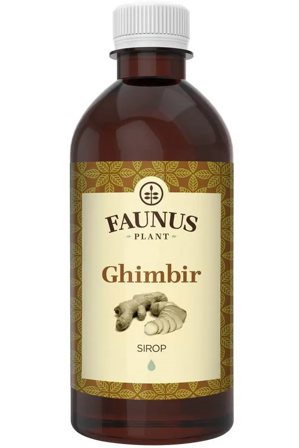 Sirop de Ghimbir 500 ml – Faunus Plant - Digestie și bunăstare