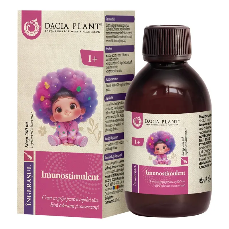 Sirop imunostimulent Îngerașul 200 ml – Dacia Plant