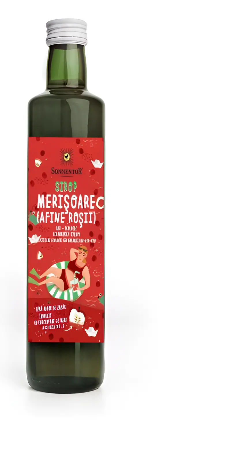 Sirop merisoare (afine rosii) fara zahar bio 500ml Sonnentor