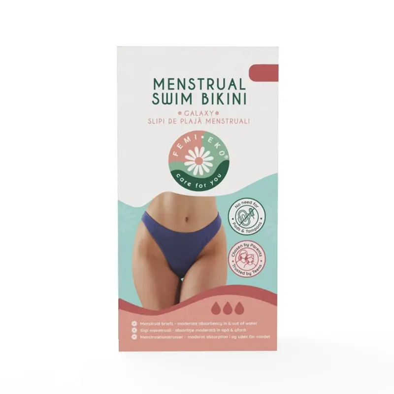 Slip menstrual UV30+ Galaxy violet 1 buc – FemiEko