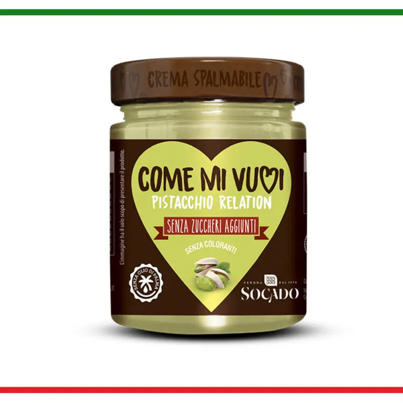 Socado crema de fistic fara zahar 270g