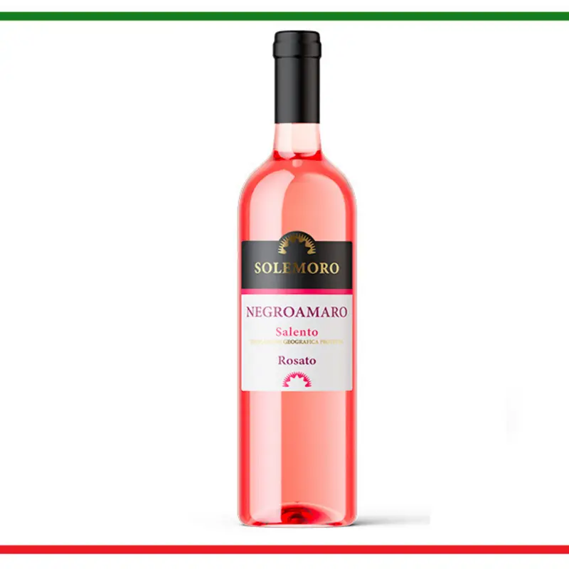 Solemoro Negroamaro salento vin roze 75cl SGR