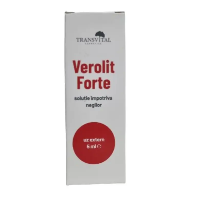 Solutie impotriva negilor Verolit Forte 5ml Transvital