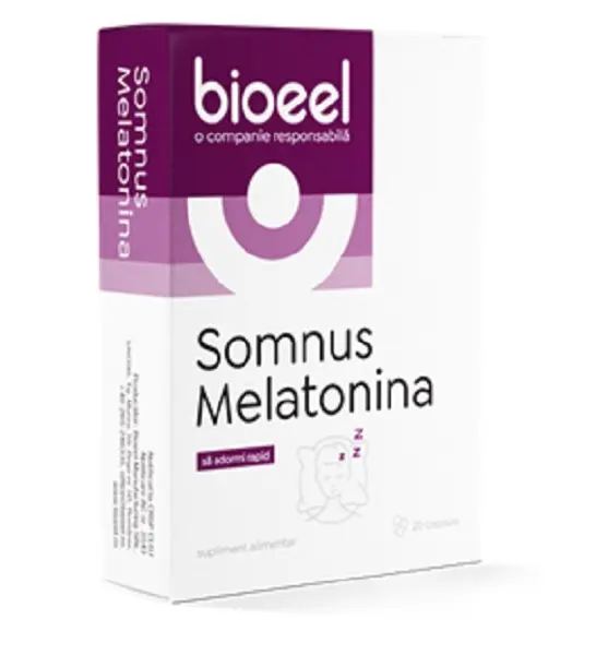 Somnus Melatonină 20 capsule – Bioeel