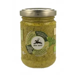 Sos bio paste Genovese cu busuioc 130g Alce Nero