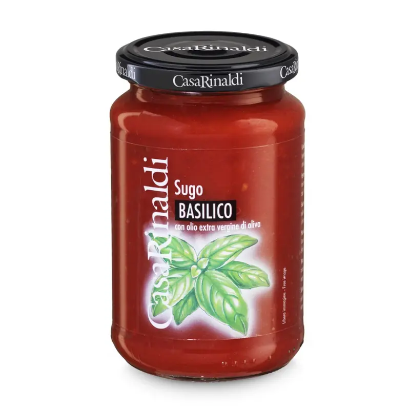Sos de rosii cu busuioc si ul. de masline extravirgin 350g, Casa Rinaldi