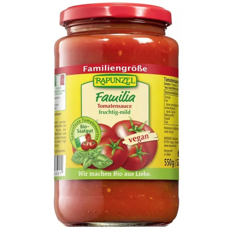 Sos de tomate Familia BIO, 550g