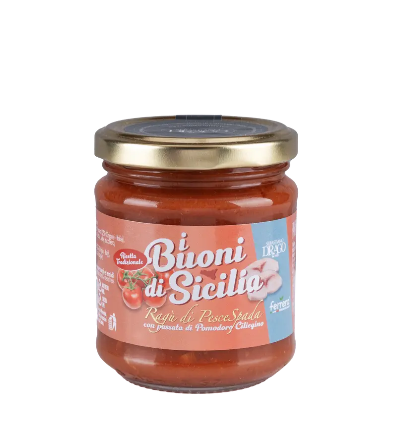 Sos Ragu de Peste Spada pentru paste, 190 gr, DRAGO