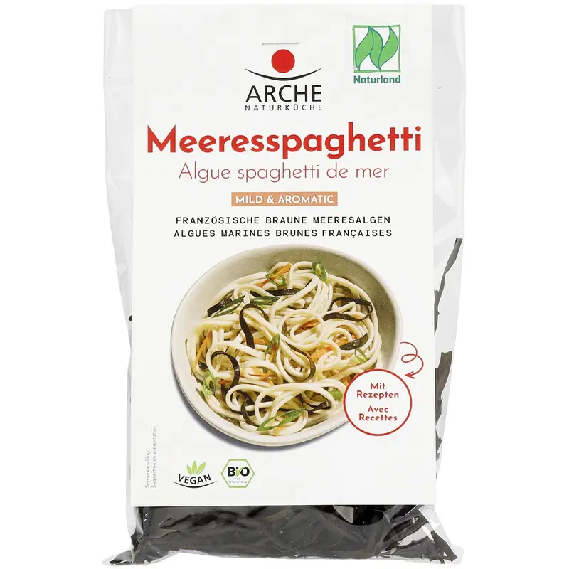 Spaghete bio din alge marine, 30g | Arche