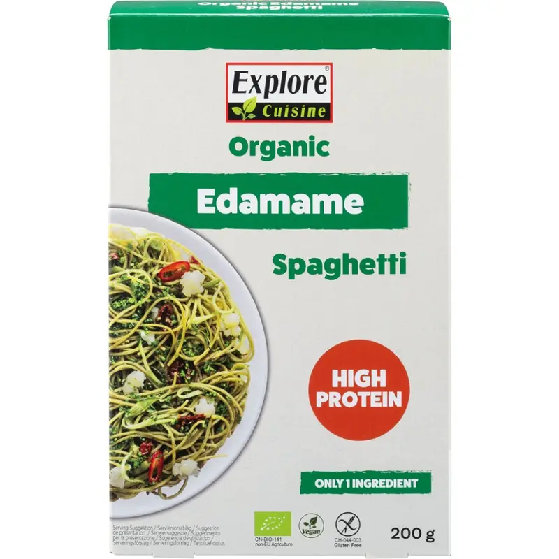 Spaghetti din edamame bio fara gluten, 200g