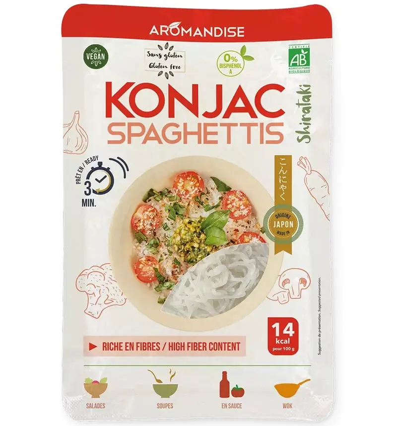 SPAGHETTI DIN KONJAT BIO 180G