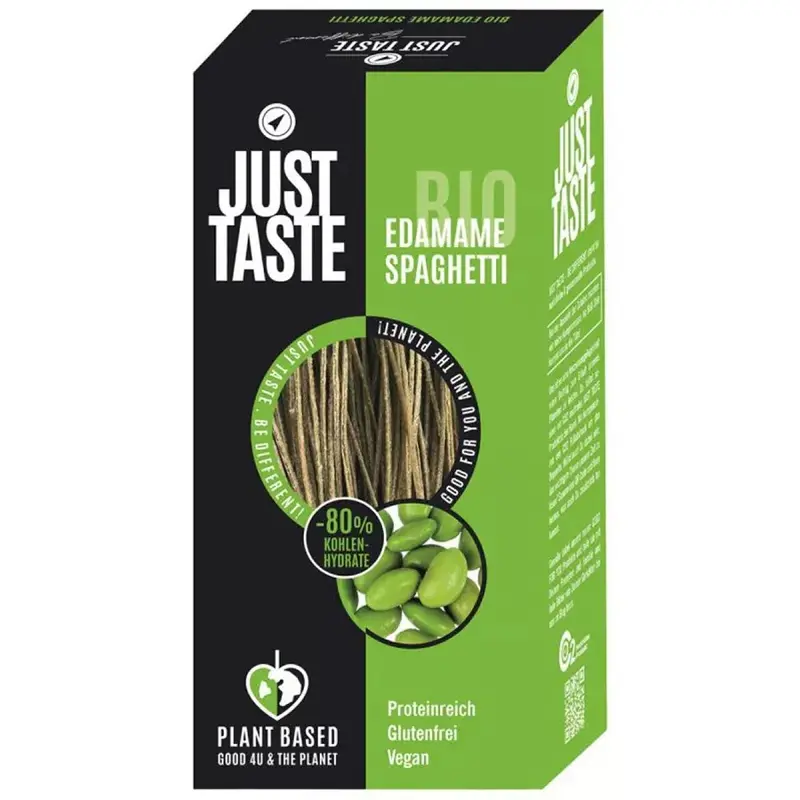 Spaghetti proteice bio din edamame fara gluten, 250g | Just Taste