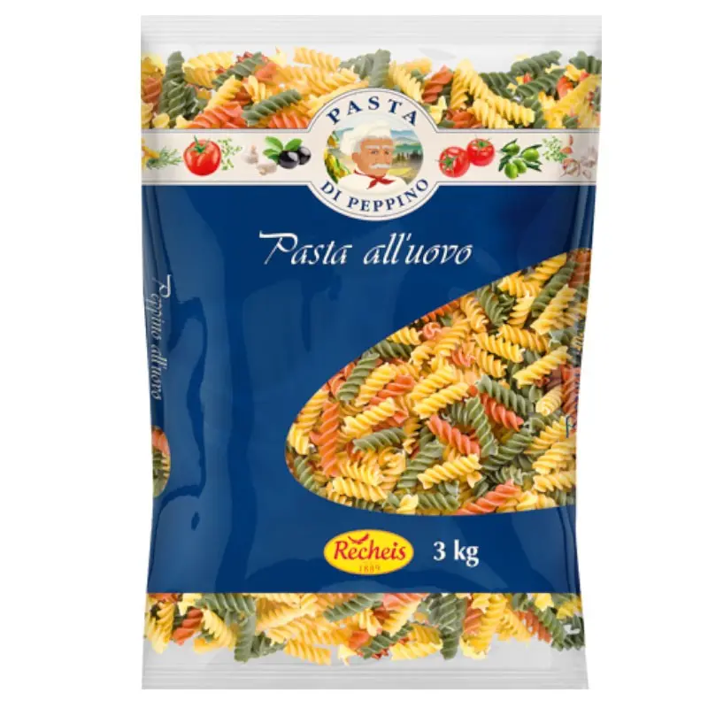 Spirale tricolore din grau dur cu ou, 3kg, Recheis