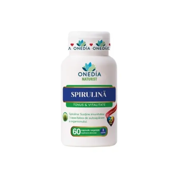 Spirulină Tonus&Vitalitate 420 mg 60 capsule vegetale – Onedia