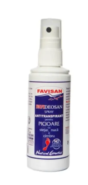Spray antitranspirant pentru picioare 100ml Favisan