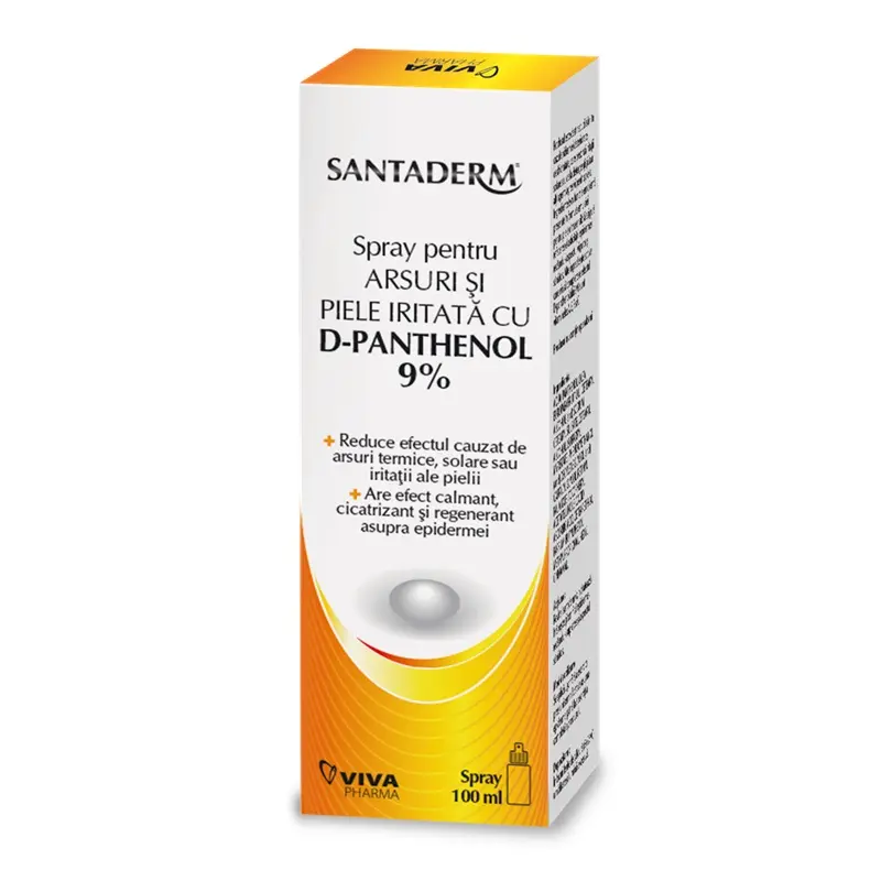 Spray D-Panthenol 9% Santaderm 100 ml – Viva Pharma
