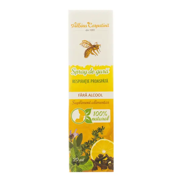 SPRAY DE GURA RESPIRATIE PROASPATA 20 ML