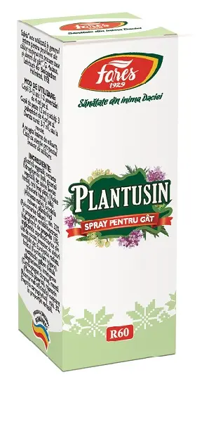 Spray pentru gât Plantusin R60 20 ml – Fares