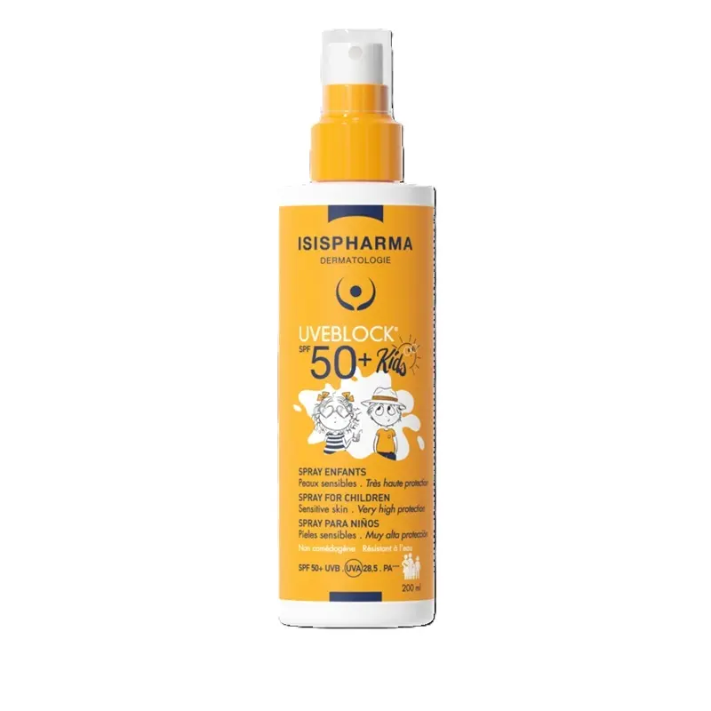 Spray solar copii Uveblock SPF 50+ Kids 200 ml – ISISPHARMA