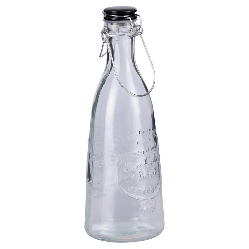 Sticlă cu dop ceramic și închidere ermetică, 1 L