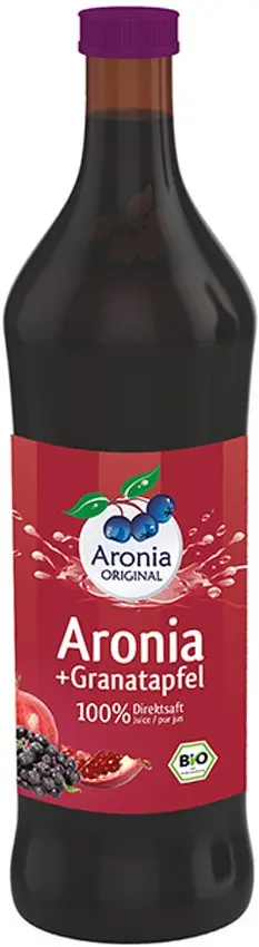 Suc bio pur de aronia cu rodie 700ml Aronia Original
