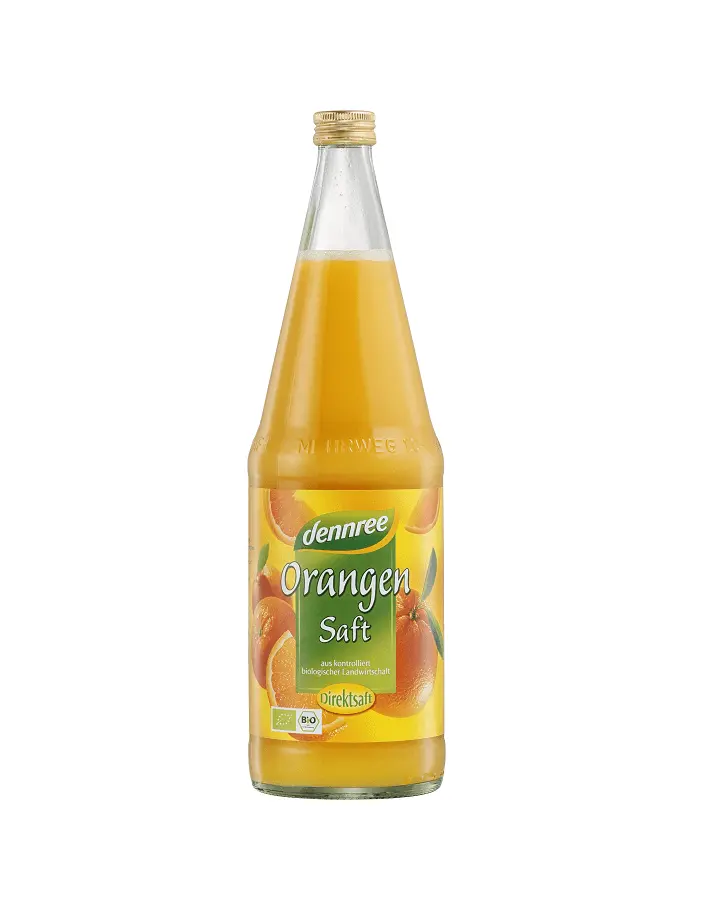 Suc de Portocale Bio Fara Zahar Dennree 1 l