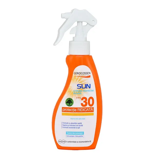 Sun loțiune SPF 30 cu argan spray 200 ml – Gerocossen