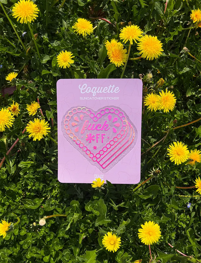 Suncatcher holografic Coquette