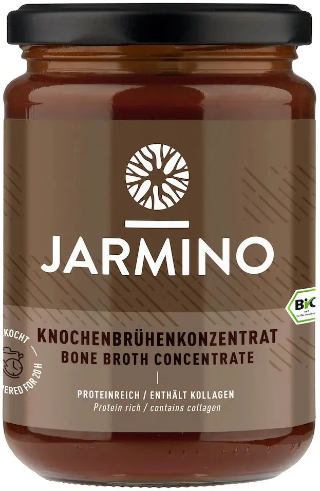 Supa bio concentrata din oase de vita, 440g Jarmino