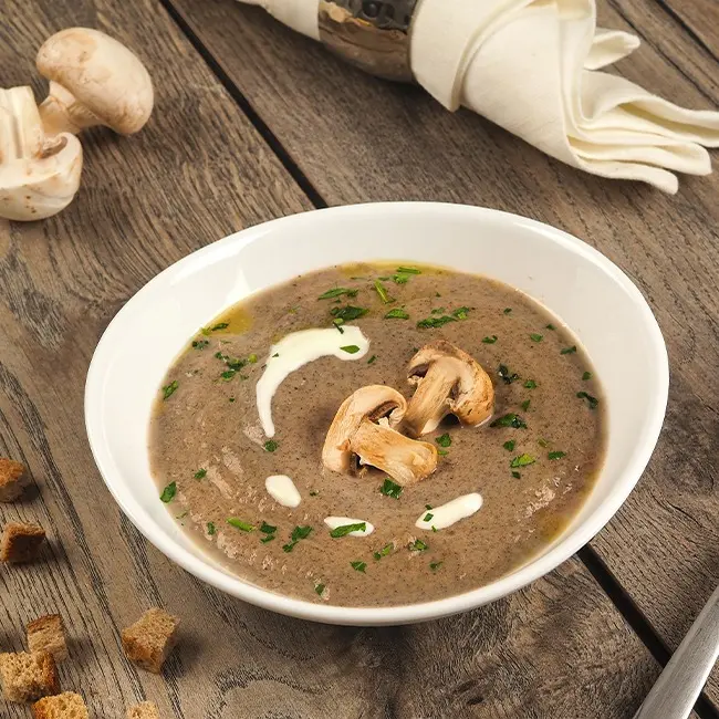 Supa crema de ciuperci