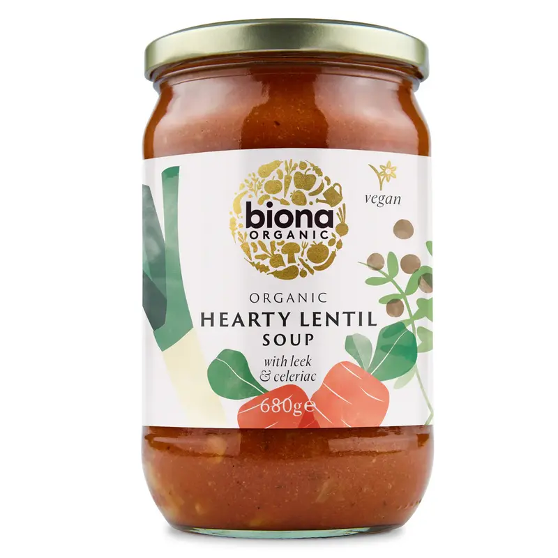 SUPA DE LINTE CU LEGUME BIO 680G