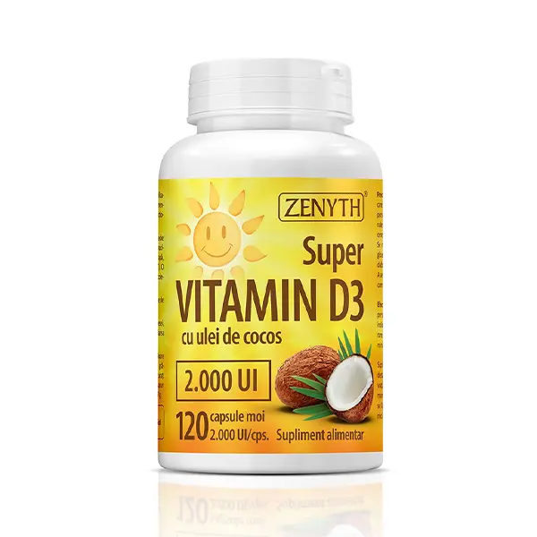 Super Vitamina D3 2000UI 120cps Zenyth