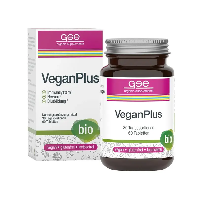 Supliment Bio Vegan Plus GSE 60 Tablete 30 g