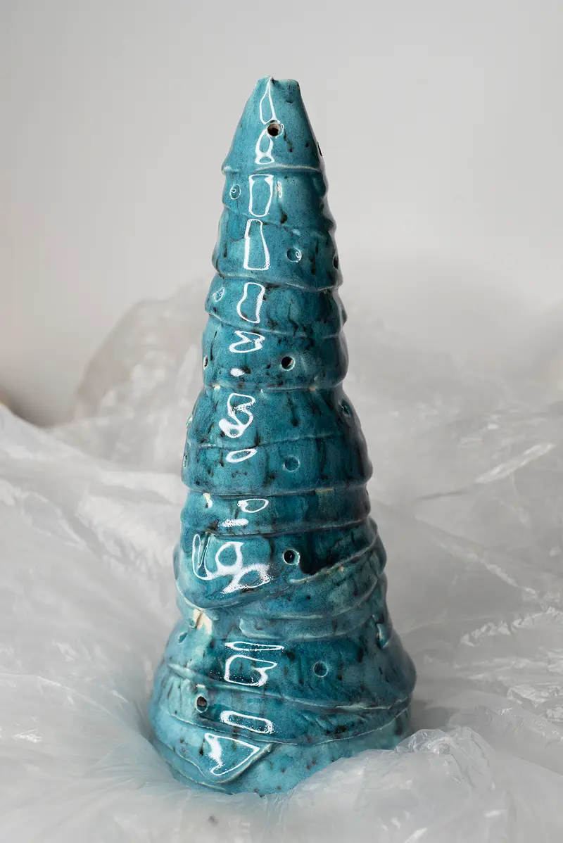 Suport lumanare/Brad deco din ceramica