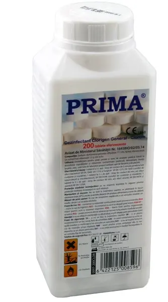 Tablete dezinfectante clor Clorom 200 comprimate – Vetro Design