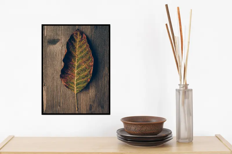 Tablou Frunza 03 - FineArt Print Inramat
