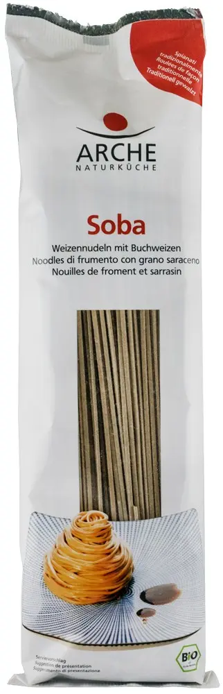 Taitei bio Soba din grau si hrisca, 250g Arche