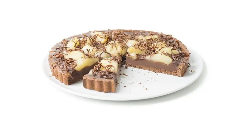 Tartă cu Pere și Ciocolată, 1400 g, 14 porții