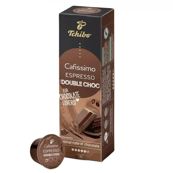 Tchibo Cafissimo Capsule Double Choc, Espresso, 10 caps x 8 g, 80 g
