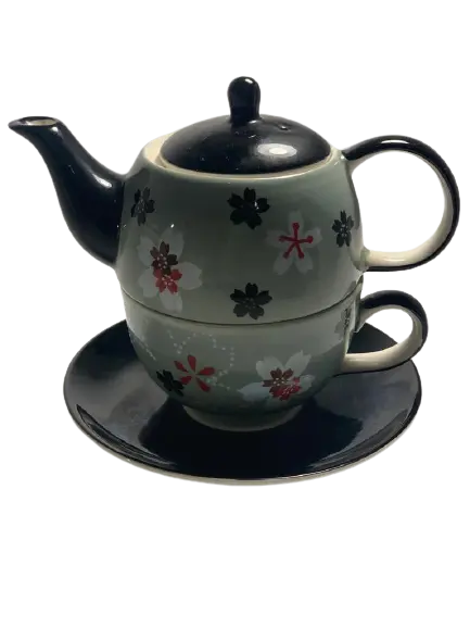 Tea for One Flowers din ceramica, 350 ml