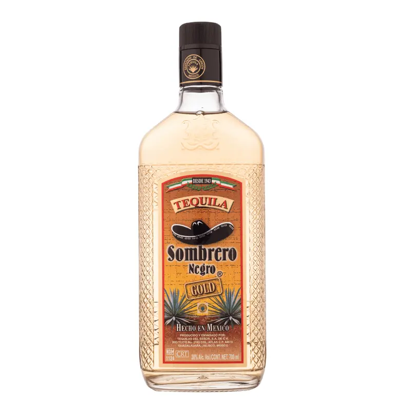 Tequila Sombrero Negro Gold 38% 0.7L
