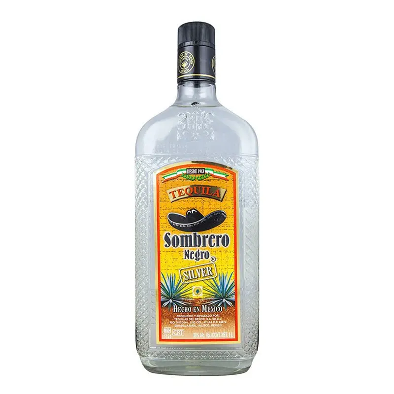 Tequila Sombrero Negro Silver 38% 0.7L