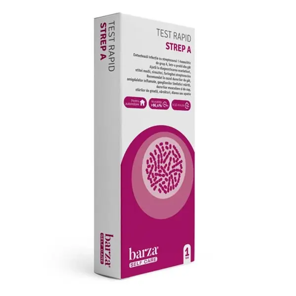 Test rapid Strep A 1 bucată – Vedalab - Rezultat în 5 minute