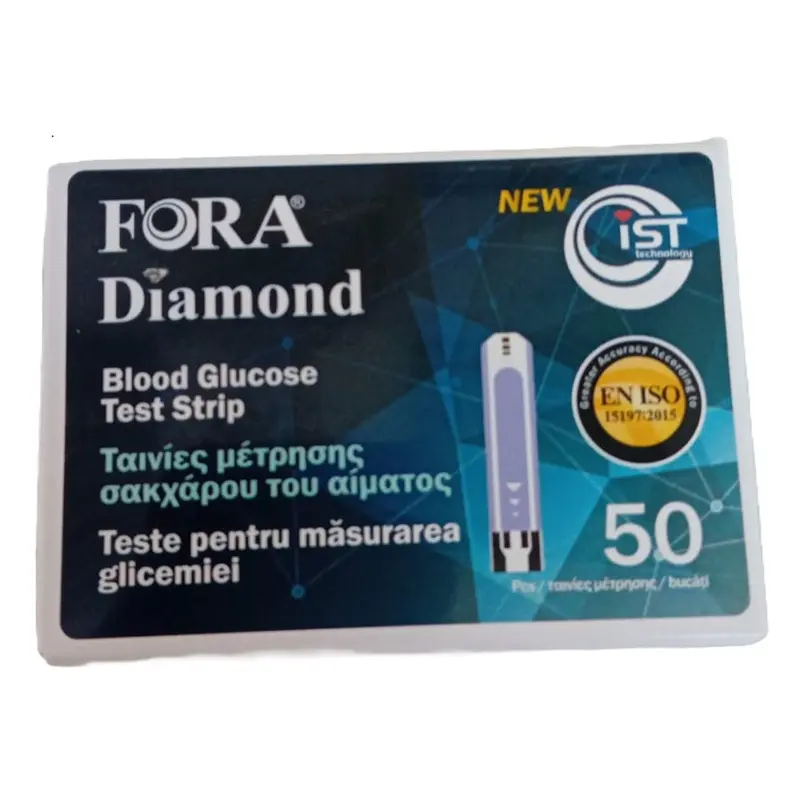 Teste de glicemie Fora Diamond 50 bucăți – Foracare Suisse Ag