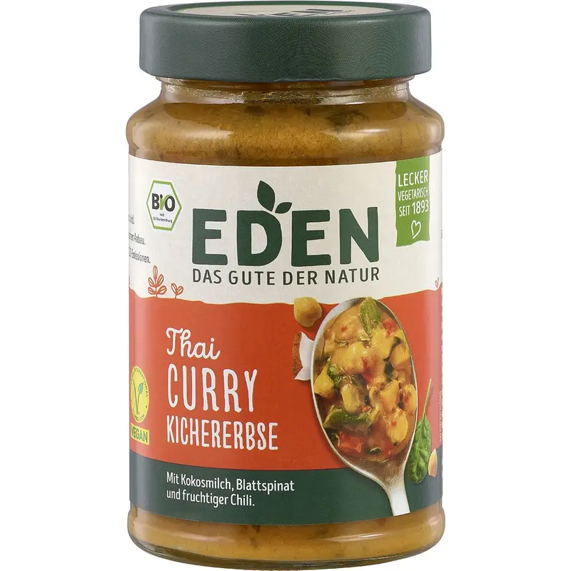 Thai Curry bio cu naut, 400g | Eden
